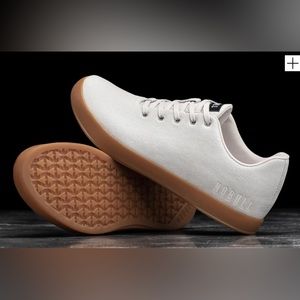 Nobull Ivory Gum Canvas Trainers (Women).  Women’s size 9.5.  Like new.